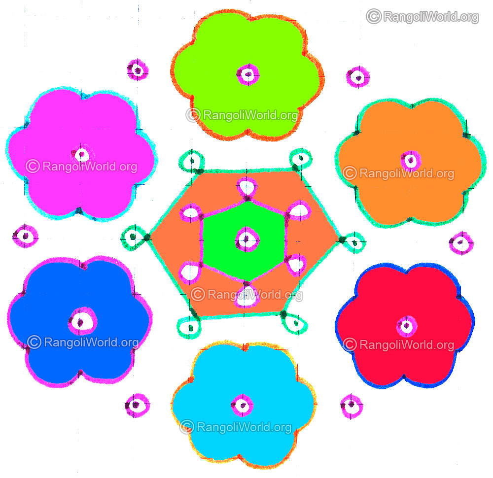 Easy poo kolam april24 2015