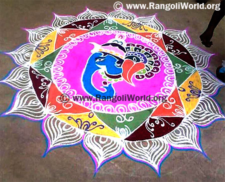 Vinayaka Chaturthi Rangoli