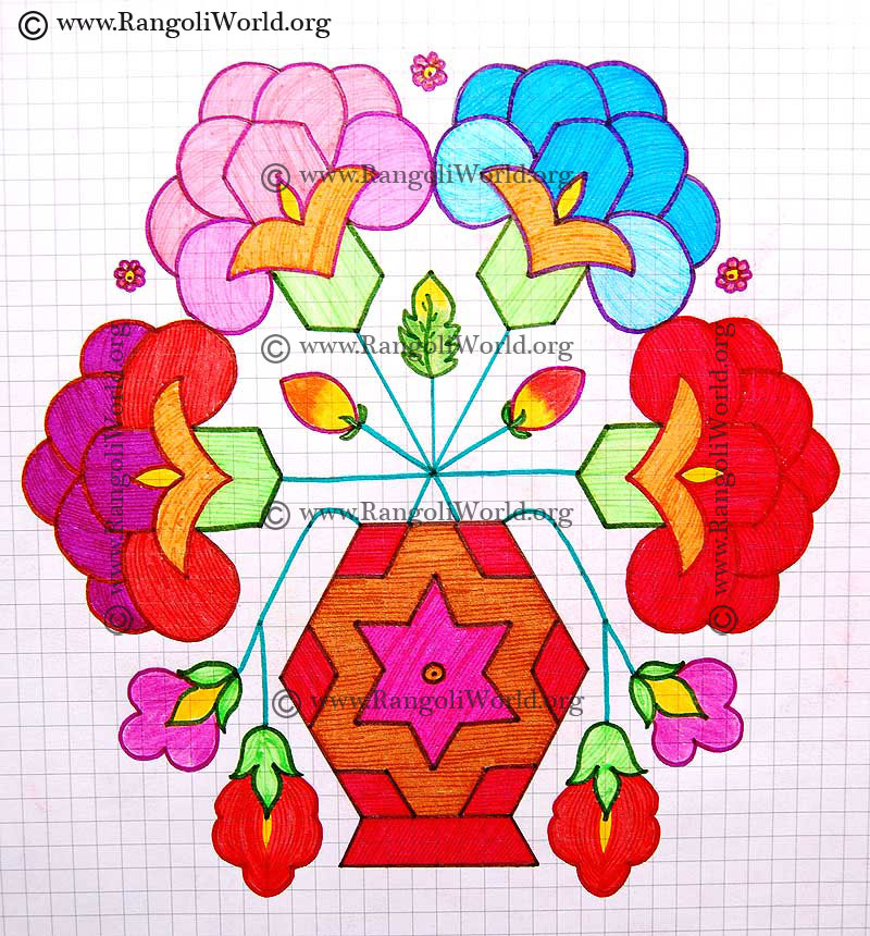 Rose Kolam