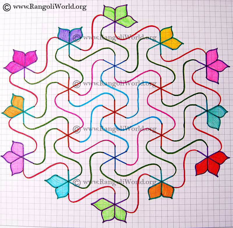 Flower Kolam