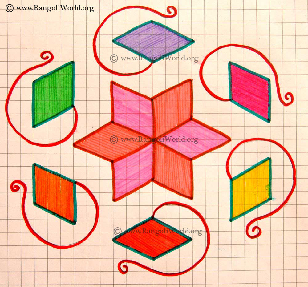 Diamond Star Kolam