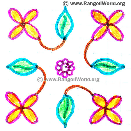 Flower Kolam