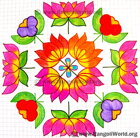 Lotus Kolam