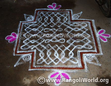 Double stroke pooja sikku kolam margazhi 2017 festival