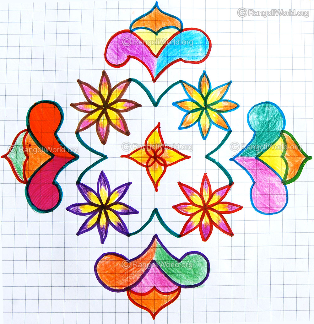 Flowers kolam Jan1 2015