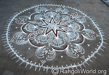 Freehand Rangoli