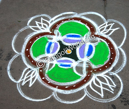 Two Stroke Freehand Rangoli