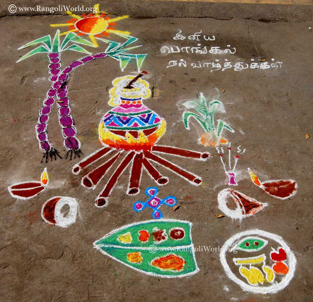 pongal rangoli