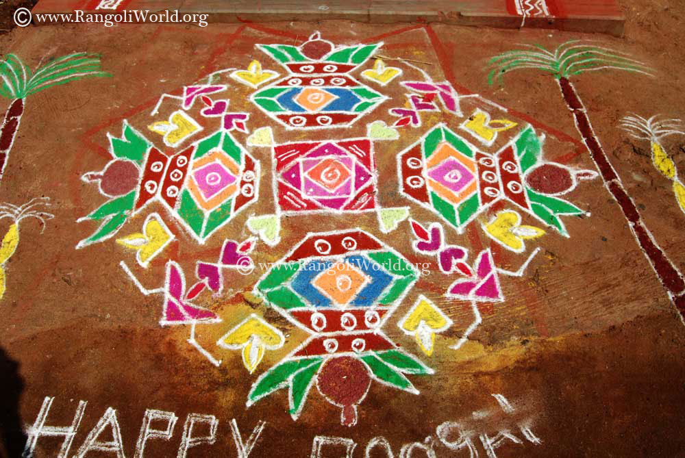 pongal rangoli
