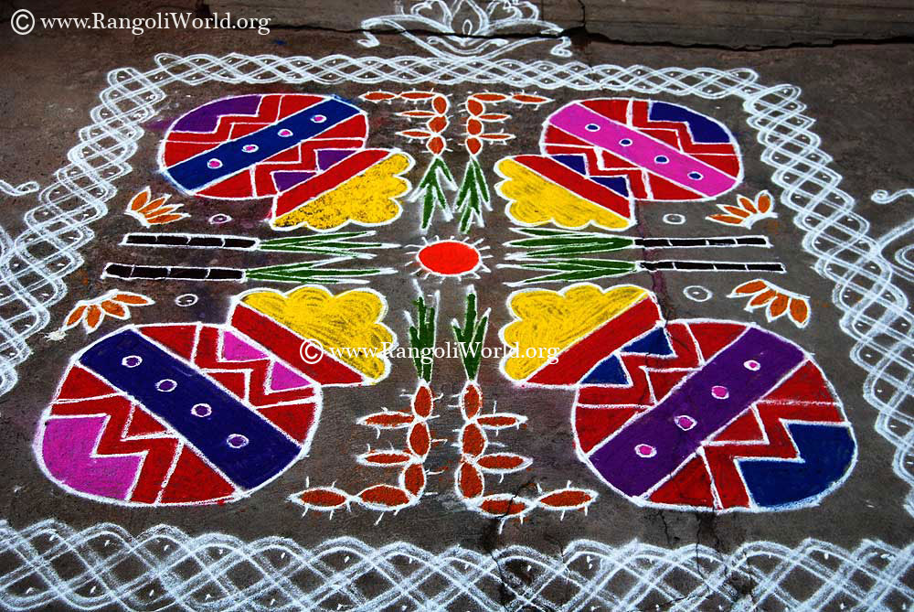 pongal rangoli