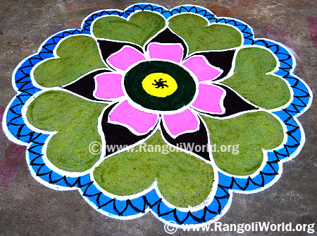 Freehand Rangoli