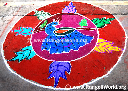 Peacock Rangoli